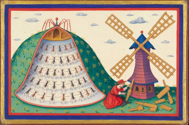Why Ants Never Built Anything New: a miniature for the planned letter