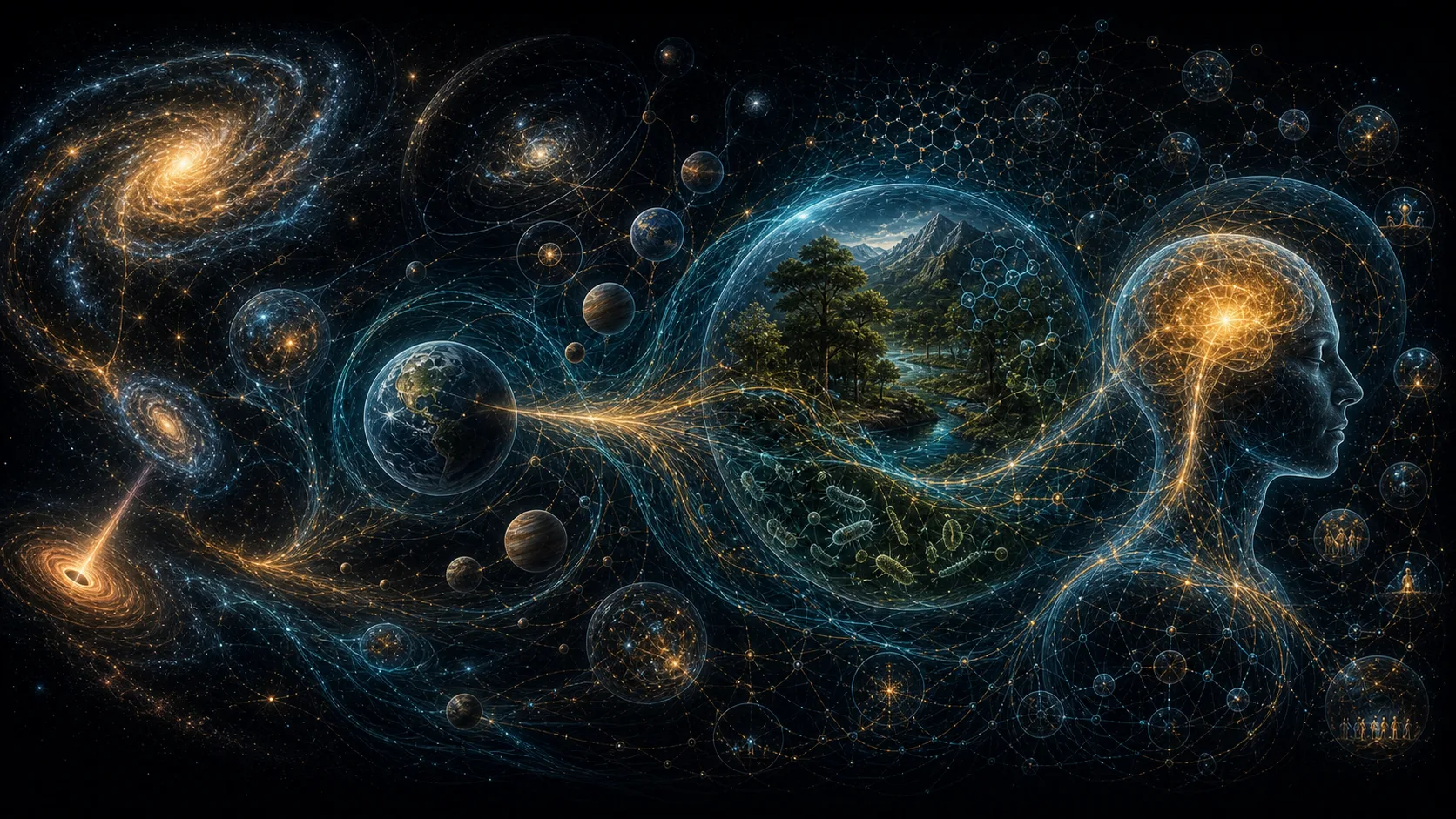 Concept map for The God Question — Generalized Open System Dynamics